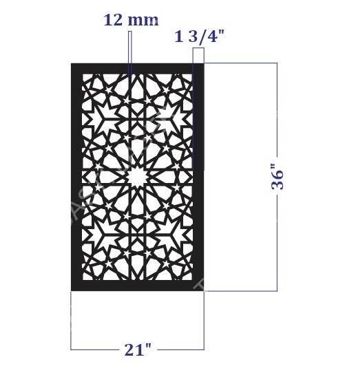 Geometric Designs CNC Laser Cutting Design - G-034.jpeg - Sasti Laser Namakkal